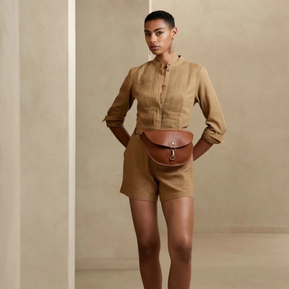 Banana Republic - LINEN-BLEND EASY SHORT